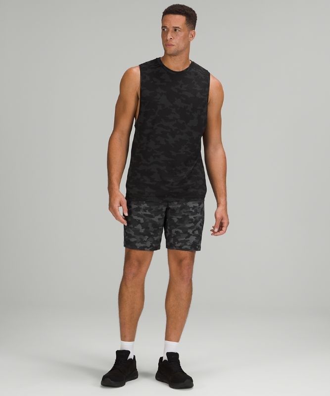 Lululemon Pace Breaker Short 9 Lined Shorts Herr Camo Svarta | TICS-29740