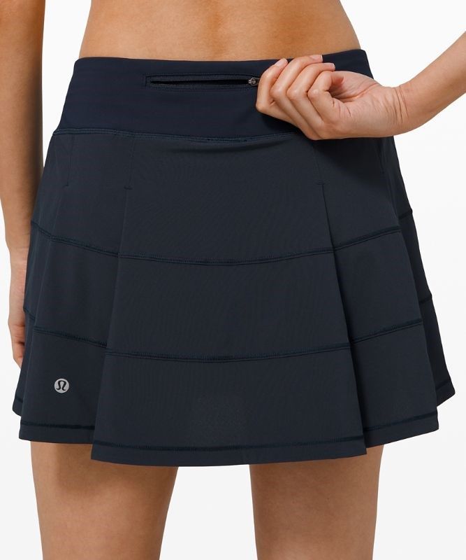 Lululemon Pace Rival Mid-Rise Skirt 15 Length Kjolar Dam Marinblå | PSTL-92647