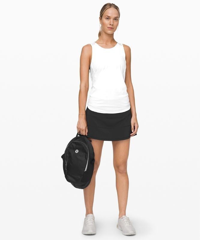 Lululemon Pace Rival Mid-Rise Skirt 15 Length Kjolar Dam Svarta | HYOV-31257