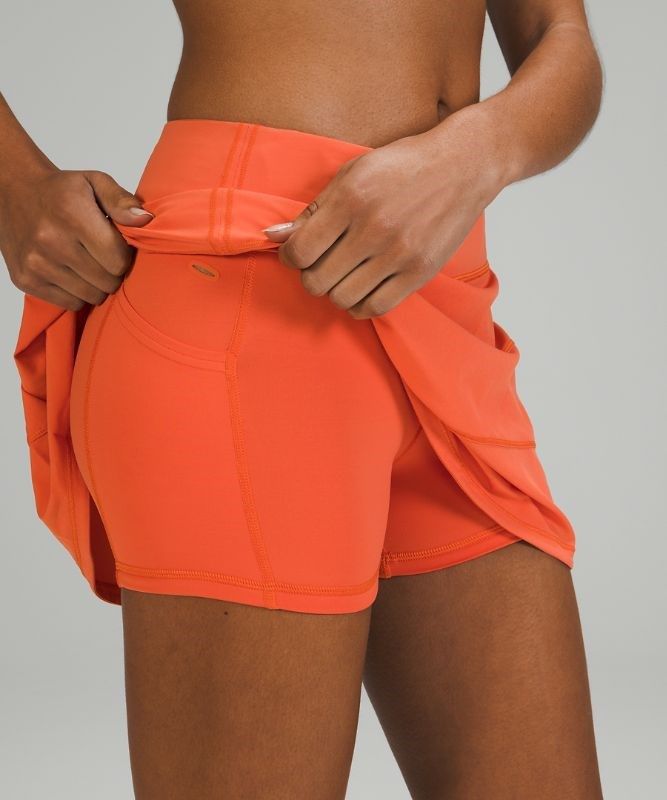 Lululemon Pace Rival Mid-Rise Skirt 15 Length Kjolar Dam Korall | FUVL-14586