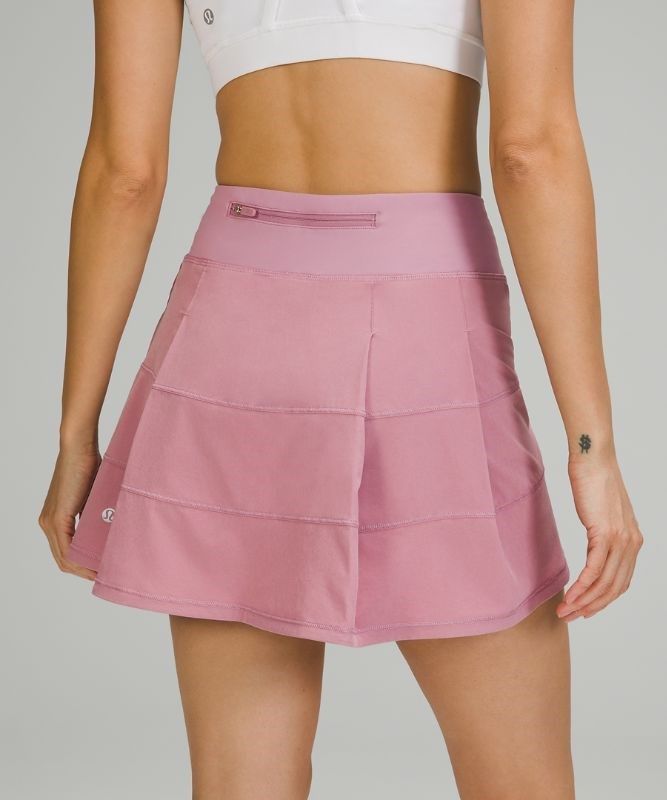 Lululemon Pace Rival Mid-Rise Skirt 15 Length Kjolar Dam Rosa Grå Bruna | ACVU-12806