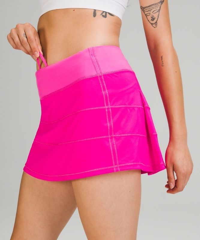 Lululemon Pace Rival Mid-Rise Skirt Kjolar Dam Rosa | JFBG-27358