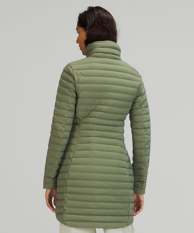 Lululemon Pack It Down Jacket Long Jackor Dam Gröna | NOYA-73041