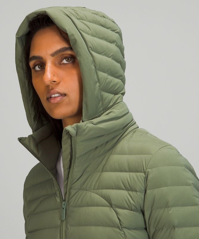 Lululemon Pack It Down Jacket Long Jackor Dam Gröna | NOYA-73041
