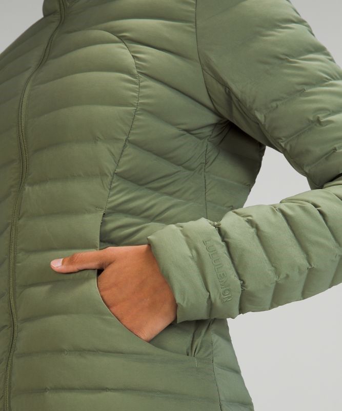 Lululemon Pack It Down Jacket Long Jackor Dam Gröna | NOYA-73041