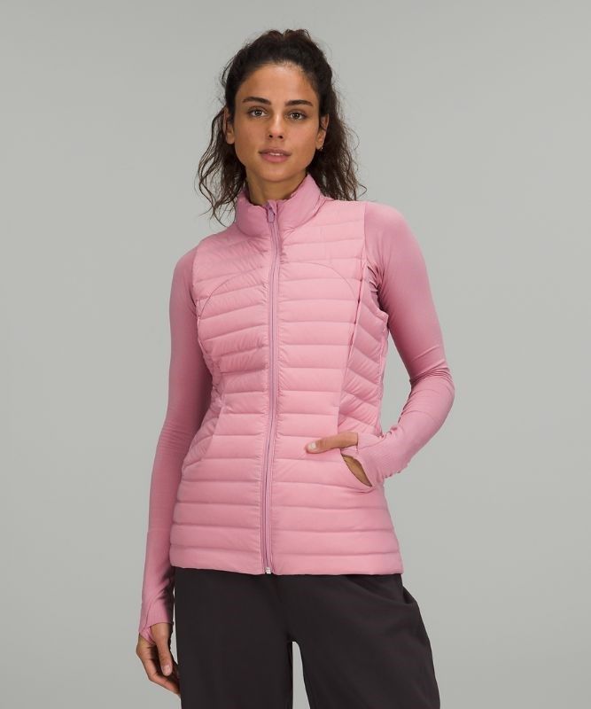 Lululemon Pack It Down Vest Jackor Dam Rosa Grå Bruna | RLAQ-98317