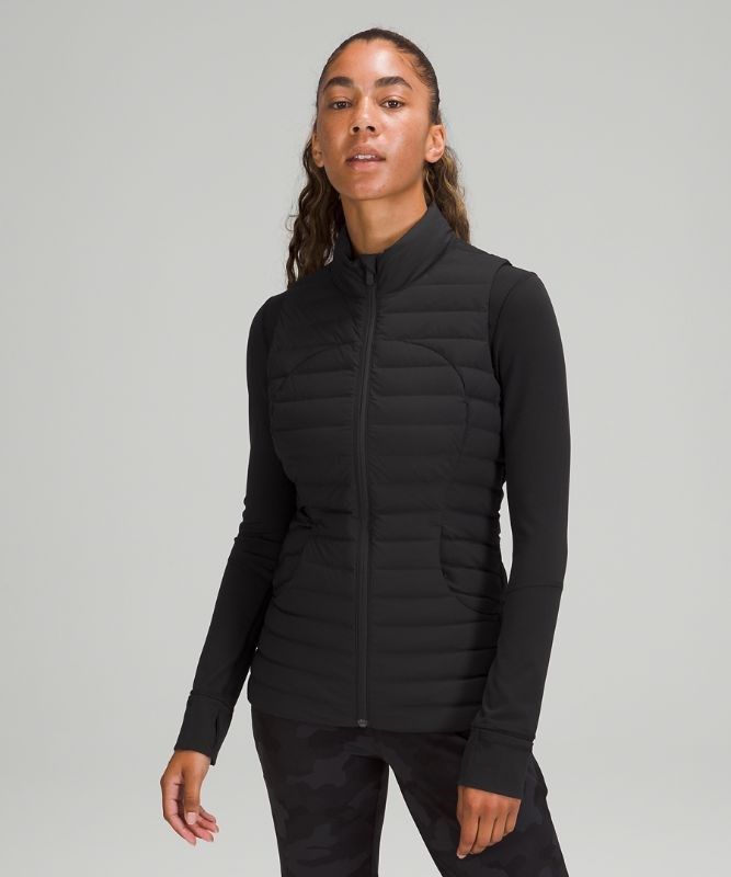 Lululemon Pack It Down Vest Jackor Dam Svarta | KUTY-40952