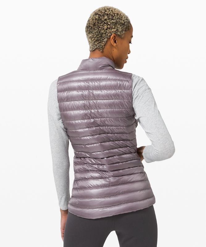 Lululemon Pack it Down Vest Shine Jackor Dam Lunar Rock | WRFJ-97820