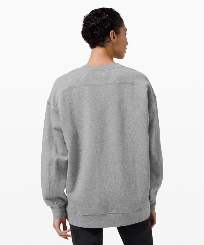 Lululemon Perfectly Oversized Crew Tröjor Dam Grå | REBV-84915