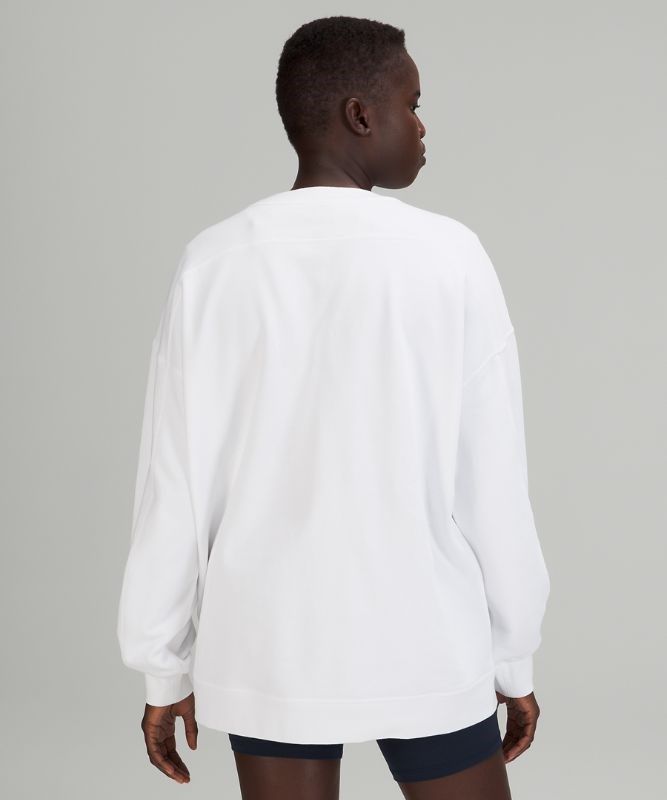 Lululemon Perfectly Oversized Crew Tröjor Dam Vita | JYAP-48051