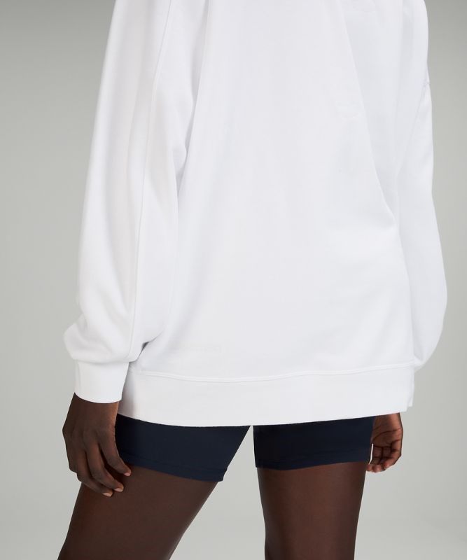 Lululemon Perfectly Oversized Crew Tröjor Dam Vita | JYAP-48051