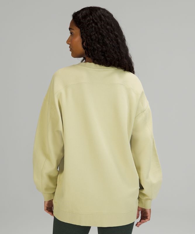 Lululemon Perfectly Oversized Crew Tröjor Dam Gröna | DBRV-86049
