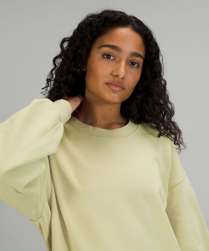 Lululemon Perfectly Oversized Crew Tröjor Dam Gröna | DBRV-86049