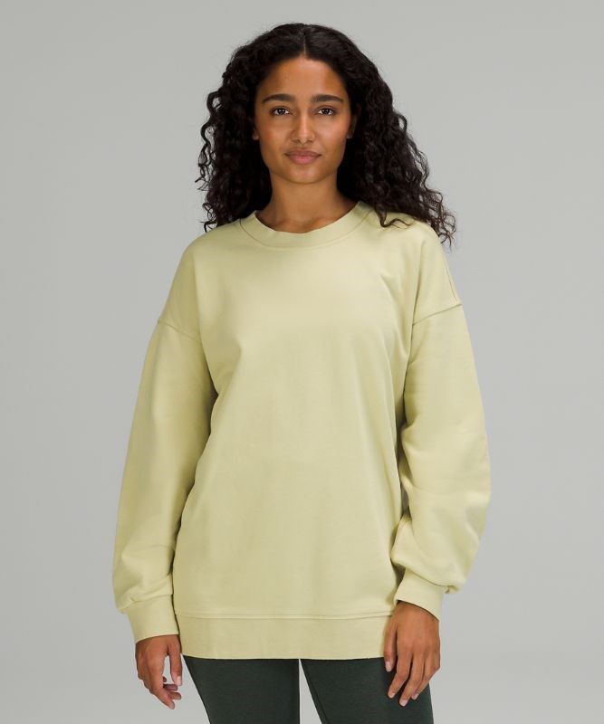 Lululemon Perfectly Oversized Crew Tröjor Dam Gröna | DBRV-86049