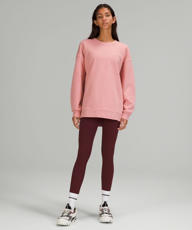 Lululemon Perfectly Oversized Crew Tröjor Dam Rosa | CQKJ-05961