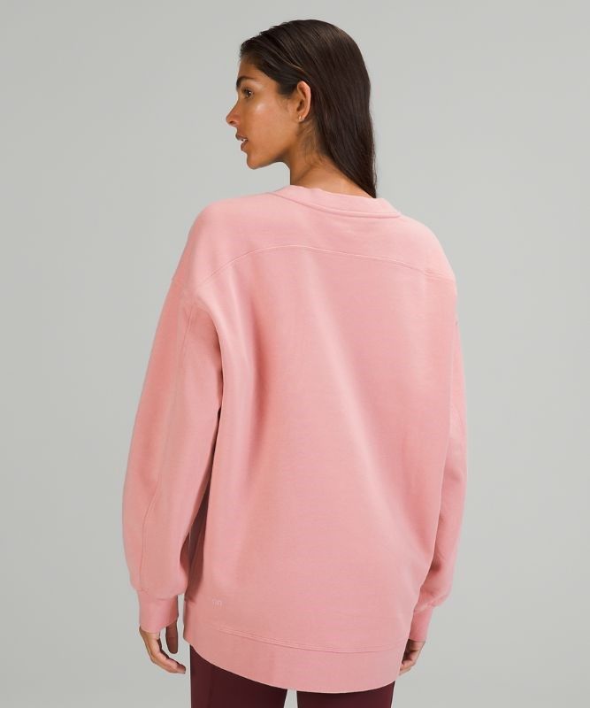 Lululemon Perfectly Oversized Crew Tröjor Dam Rosa | CQKJ-05961
