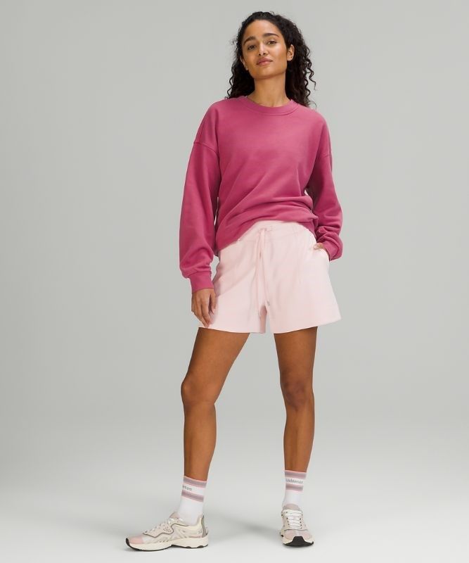 Lululemon Perfectly Oversized Crew Tröjor Dam Rosa | ZPKF-30187