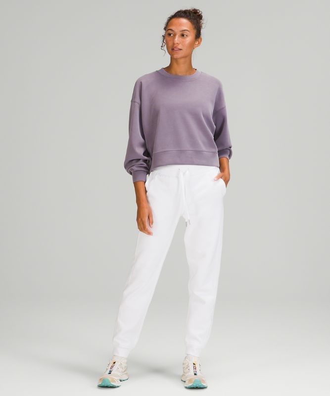 Lululemon Perfectly Oversized Cropped Crew Softstreme Tröjor Dam Lavendel | SCGQ-53164