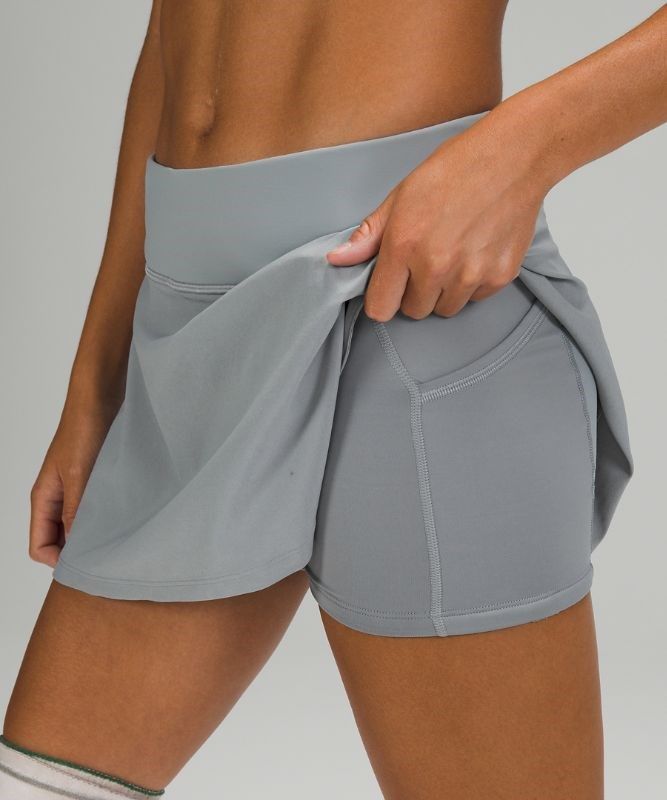Lululemon Play Off the Pleats Skirt Kjolar Dam Grå | PXOY-12359