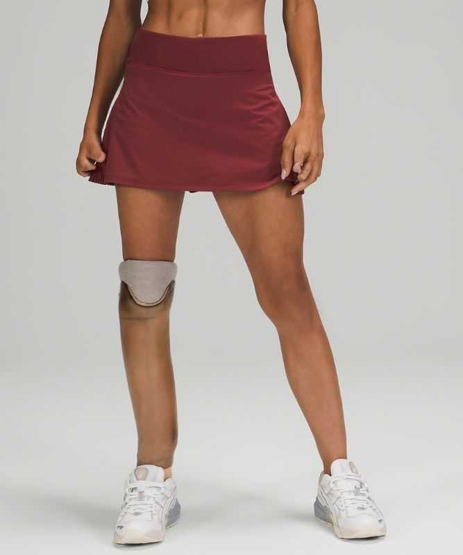 Lululemon Play Off the Pleats Skirt Kjolar Dam Röda Vinröda | DCGV-32067