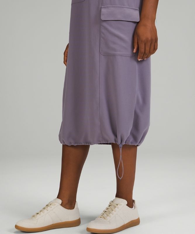 Lululemon Pocketed Drop-Waist Midi Dress Klänning Dam Lavendel | IQFR-24683