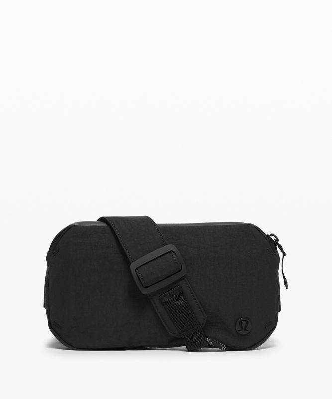 Lululemon Pop it Off Crossbody Väskor Accessories Svarta Svarta | ZPCS-26948