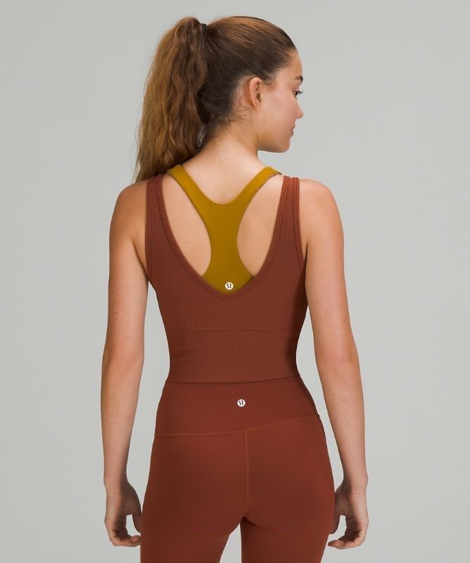 Lululemon Power Pivot Tank Rib Blast Dam Bruna | NFEJ-98651