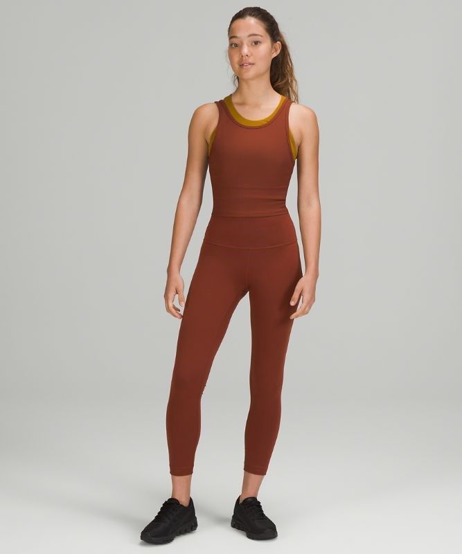 Lululemon Power Pivot Tank Rib Blast Dam Bruna | NFEJ-98651