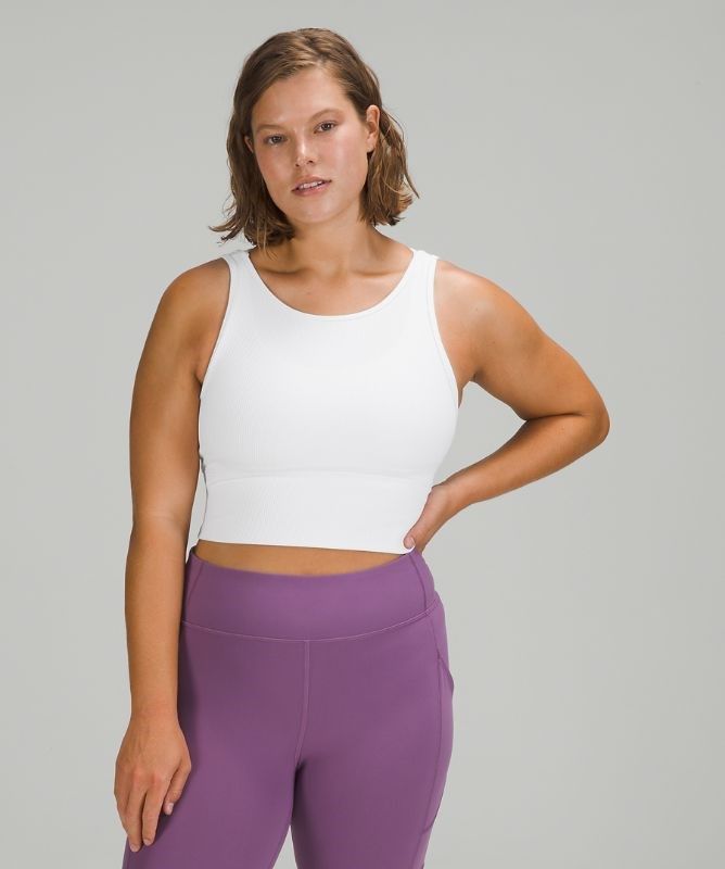Lululemon Power Pivot Tank Top Rib Blast Dam Vita | VGYX-07193