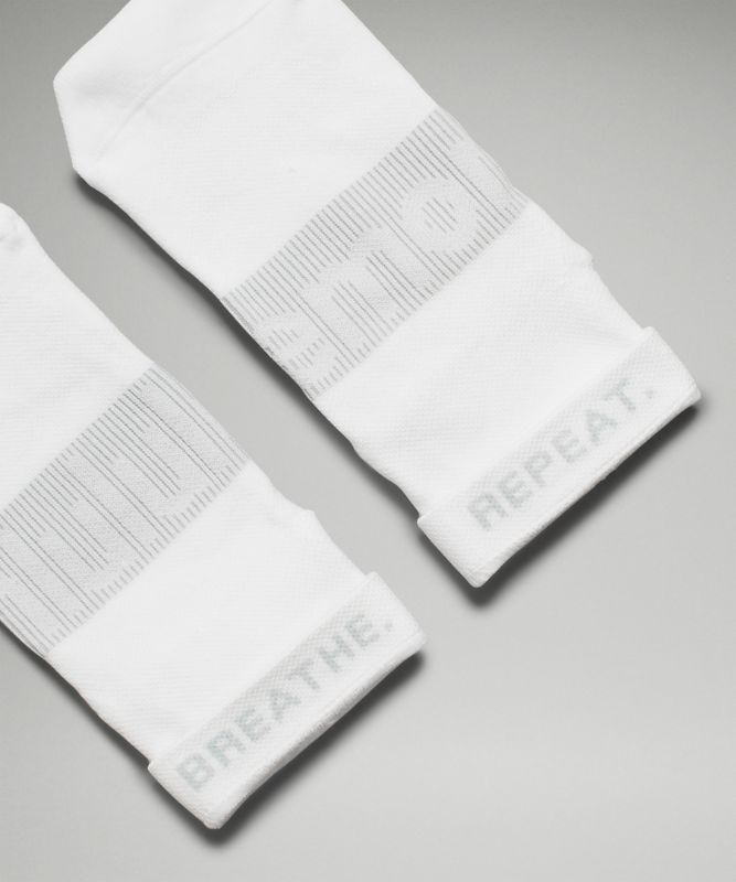Lululemon Power Stride Ankle Sock 3 Pack Strumpor Accessories Vita | LQPZ-67583