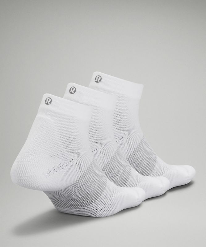 Lululemon Power Stride Ankle Sock 3 Pack Strumpor Accessories Vita | LQPZ-67583