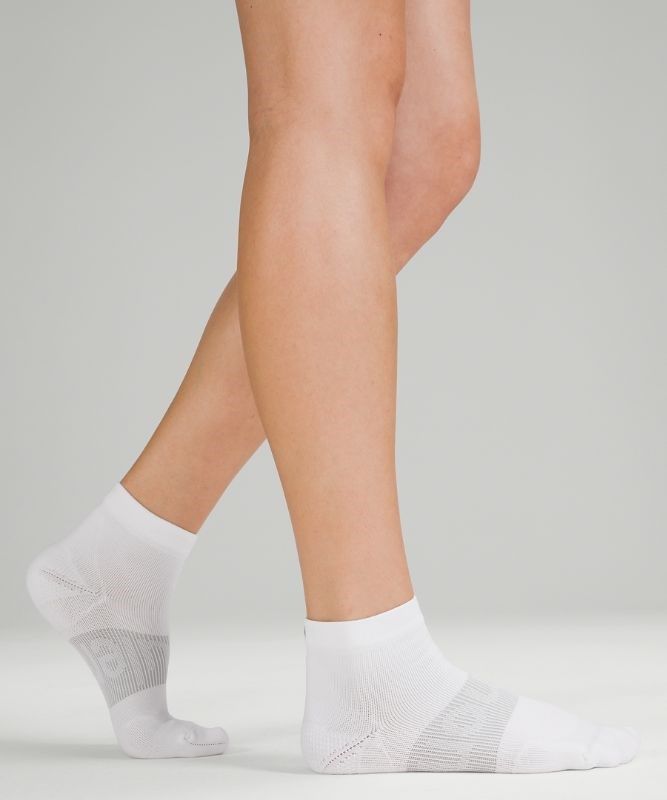 Lululemon Power Stride Ankle Sock 3 Pack Strumpor Accessories Vita | LQPZ-67583