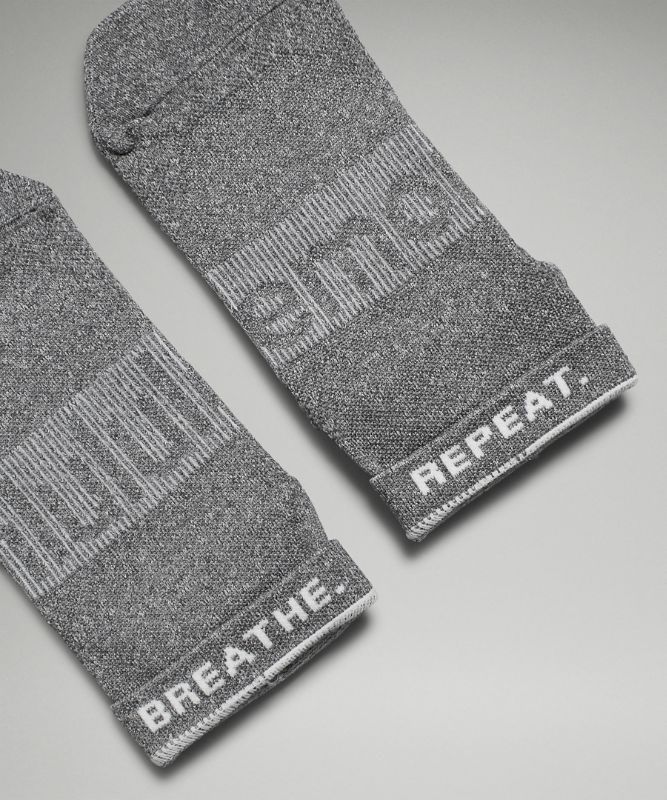 Lululemon Power Stride Ankle Sock 3 Pack Strumpor Accessories Grå Grå Grå | GBDA-58397
