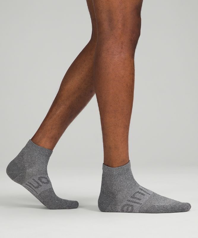 Lululemon Power Stride Ankle Sock 3 Pack Strumpor Accessories Grå Grå Grå | CGVB-14567