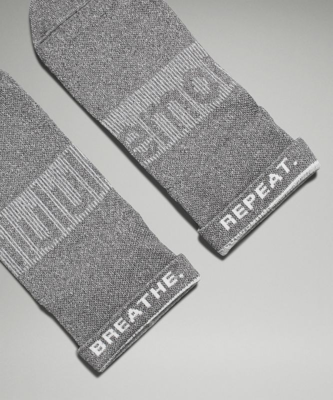 Lululemon Power Stride Ankle Sock 3 Pack Strumpor Accessories Grå Grå Grå | CGVB-14567
