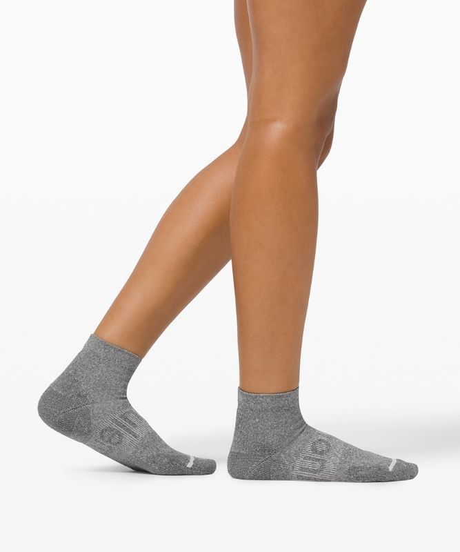 Lululemon Power Stride Ankle Sock Anti-Stink Strumpor Accessories Mörkgrå | RUIX-42967