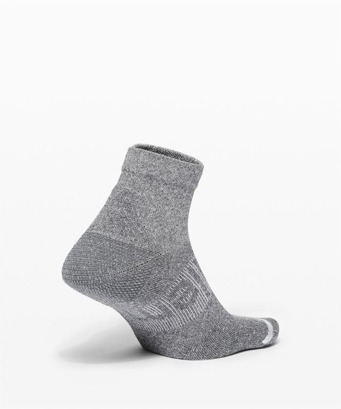 Lululemon Power Stride Ankle Sock Anti-Stink Strumpor Accessories Mörkgrå | RUIX-42967