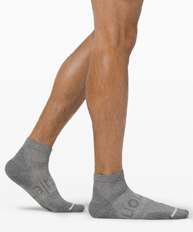 Lululemon Power Stride Ankle Sock Anti-Stink Strumpor Accessories Mörkgrå | MGRA-74950