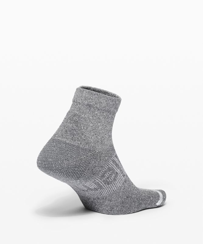 Lululemon Power Stride Ankle Sock Anti-Stink Strumpor Accessories Mörkgrå | MGRA-74950