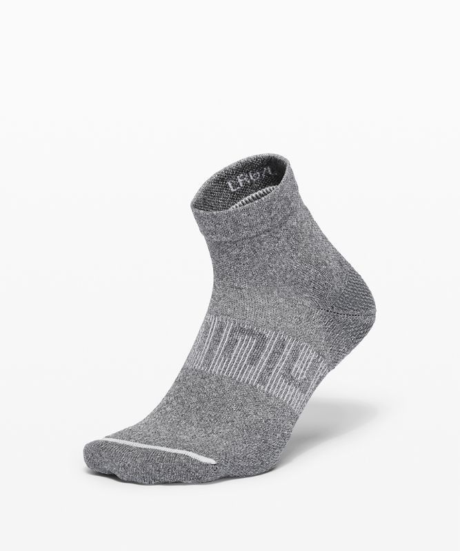 Lululemon Power Stride Ankle Sock Anti-Stink Strumpor Accessories Mörkgrå | MGRA-74950