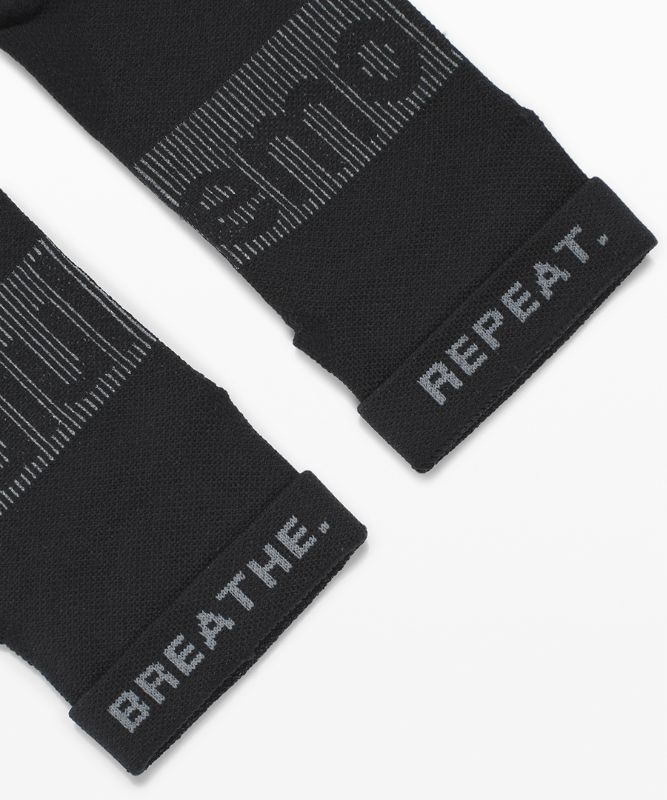 Lululemon Power Stride Ankle Sock Anti-Stink Strumpor Accessories Svarta | KWAR-12634