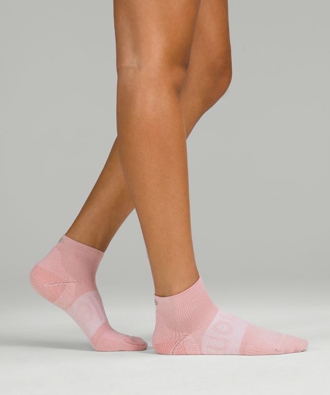 Lululemon Power Stride Ankle Sock Strumpor Accessories Rosa | ZWTK-48730