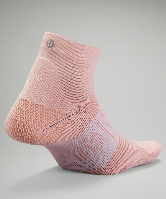 Lululemon Power Stride Ankle Sock Strumpor Accessories Rosa | ZWTK-48730