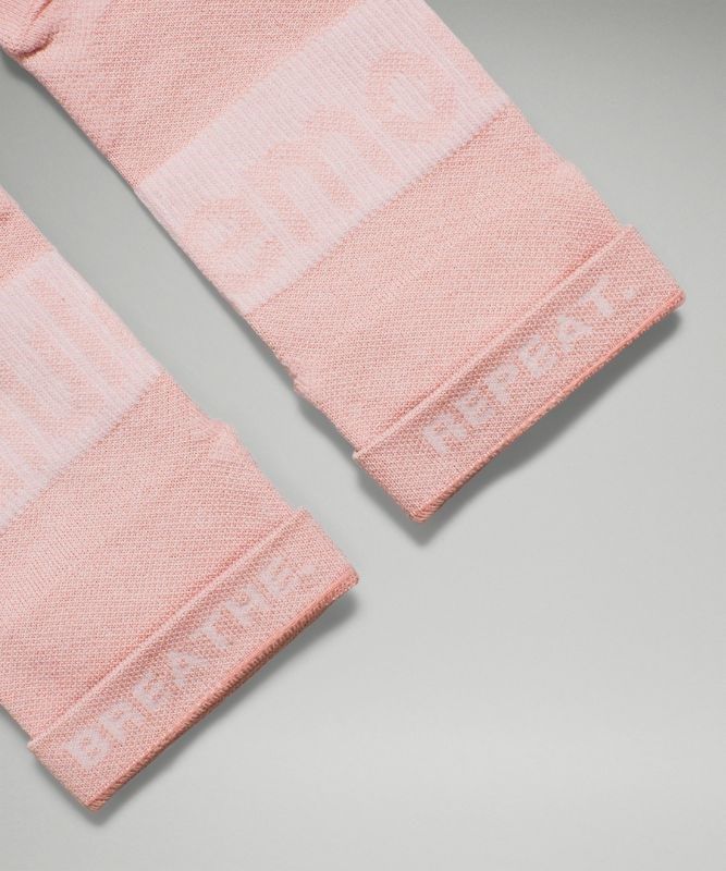 Lululemon Power Stride Ankle Sock Strumpor Accessories Rosa | ZWTK-48730