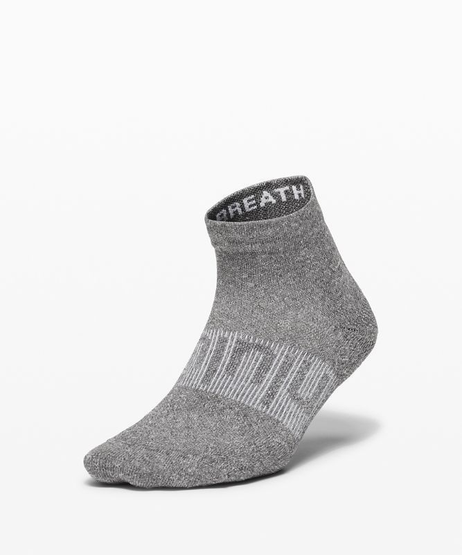 Lululemon Power Stride Ankle Sock Strumpor Accessories Mörkgrå | HLBI-45739