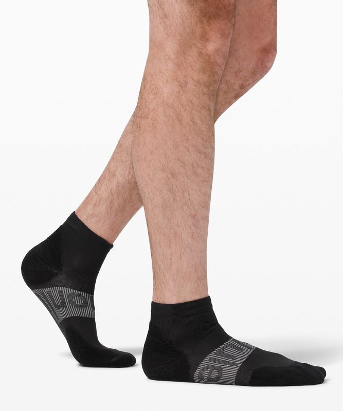 Lululemon Power Stride Ankle Sock Strumpor Accessories Svarta | ZUFA-78063
