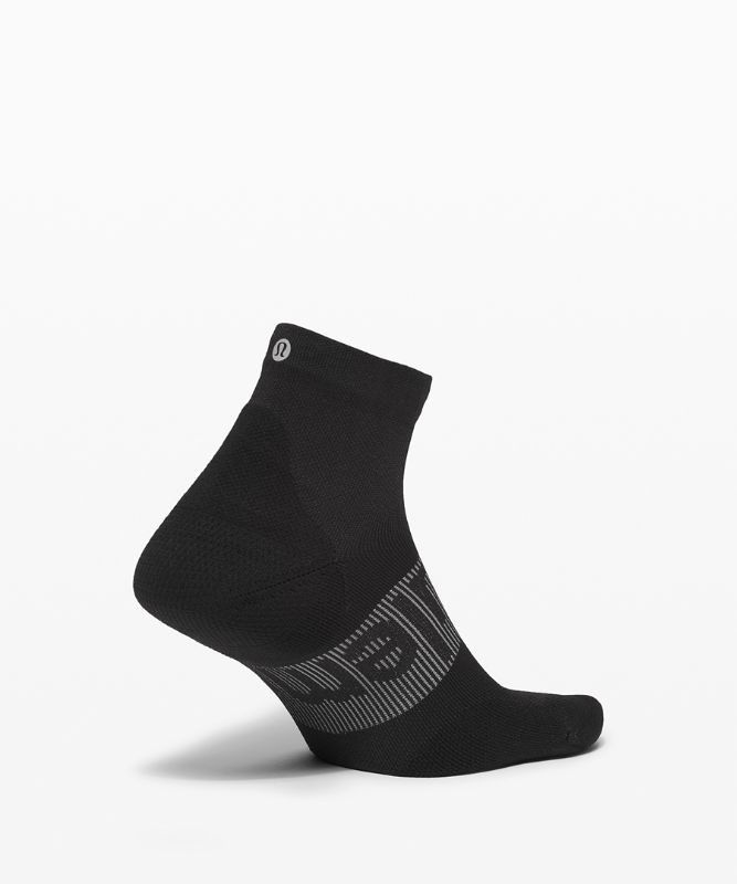 Lululemon Power Stride Ankle Sock Strumpor Accessories Svarta | ZUFA-78063