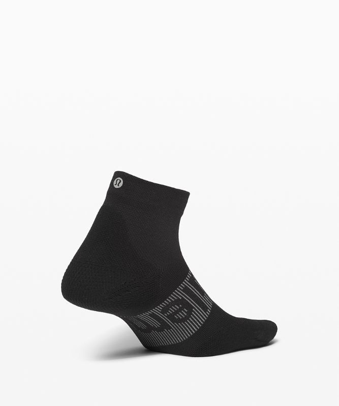 Lululemon Power Stride Ankle Sock Strumpor Accessories Svarta | XNAP-41365