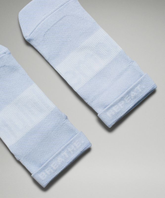 Lululemon Power Stride Ankle Sock Strumpor Accessories Blå Beige | ZKDJ-41762