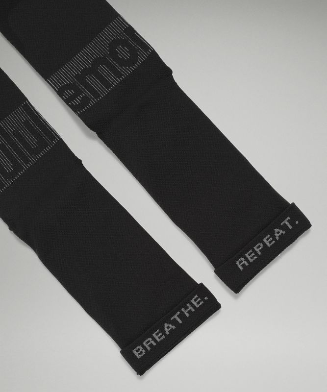 Lululemon Power Stride Crew Sock 2 Pack Strumpor Accessories Svarta | GPCF-05732